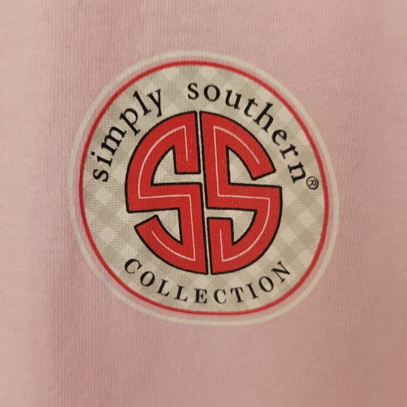Simply Southern Small Pink Tee - Picture 3 of 5